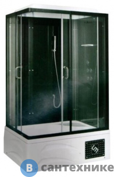 картинка Душевая кабина LanMeng LM-874T R черная