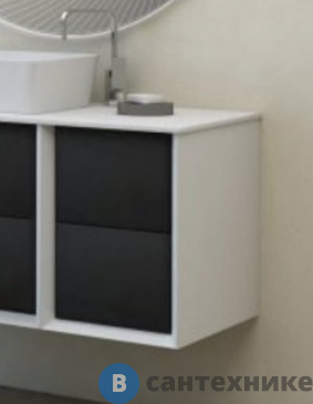 картинка Шкафчик Cezares BELLAGIO 54718 подвесной Grafite (35x46x48)