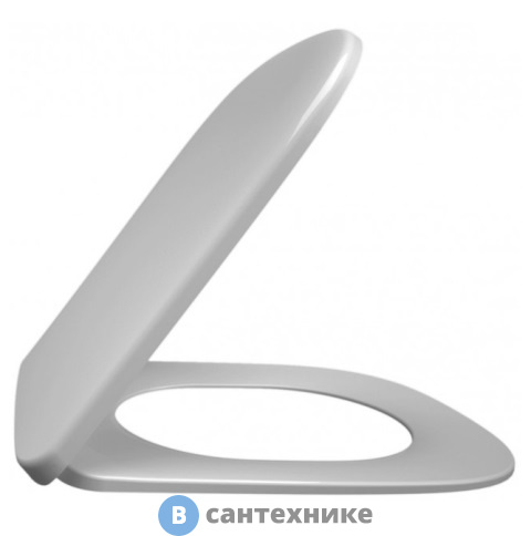 Сиденье для унитаза Jacob Delafon VOX E20142-00 тонкое с механизмом плавное опускание (белый)