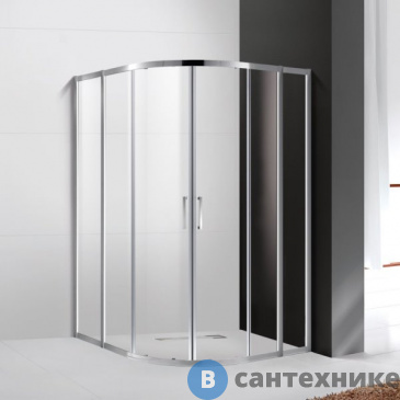 картинка Душевой уголок Cezares MOLVENO-R-22-90+30-C-Cr-IV 1200x1200x1950, без поддона