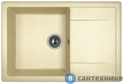 картинка Кухонная мойка Dr. Gans Техно 760, дюна СМс (25.030.D0760.402)