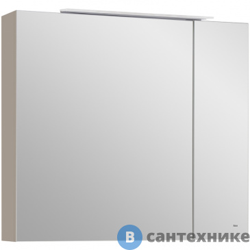 картинка Зеркальный шкаф Roca OLETA 80 A857647515 подсветка, светильник, доводчики, капучино