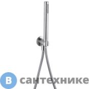 Душевой гарнитур CISAL Xion DS018300D1 нержавеющая сталь (ручная лейка,шланг 150 см,вывод с держателем)