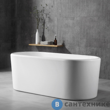 картинка Акриловая ванна ABBER AB9272-1.6 160*70*58 белая