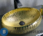 картинка Раковина GID-ceramic 9030g накладная, золото (480х340)