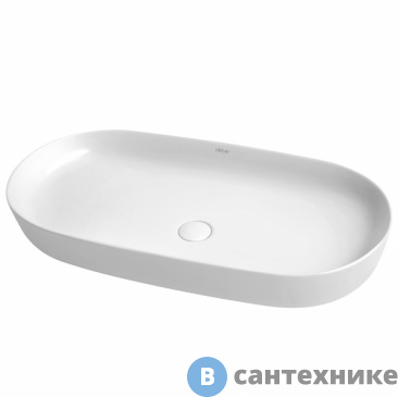 картинка Раковина ABBER Bequem AC2110 белая накладная