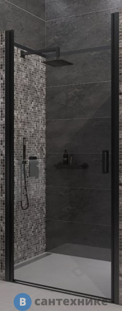 Душевая дверь Veconi VN-43B VN43B-80-01-C5 стекло прозрачное/6 мм