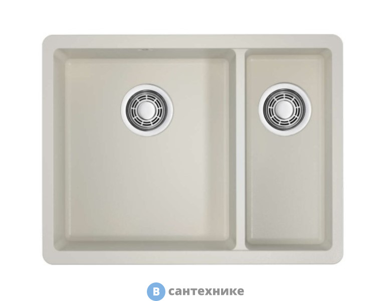 Кухонная мойка OMOIKIRI Kata-55-2-U-PA, пастила (4993386)