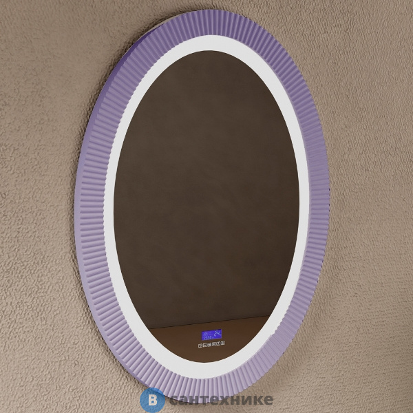 Зеркало ABBER Stein AS6601Violett с подсветкой 60х80