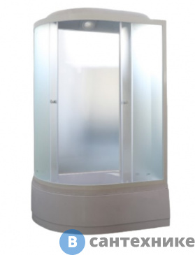 картинка Душевая кабина Parly EF1221R (80*120*215) поддон 42 см, матовое стекло 4 мм