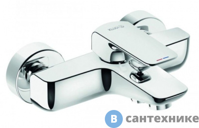 картинка Однорычажный смеситель Kludi AMEO 414450575 для ванны и душа