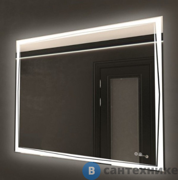 картинка Зеркало Art & MAX Firenze 1000x800 AM-Fir-1000-800-DS-F-H с подсветкой и подогревом