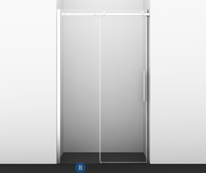 Душевая дверь WasserKRAFT Alme 15R05, раздвижная на роликах, универсальная