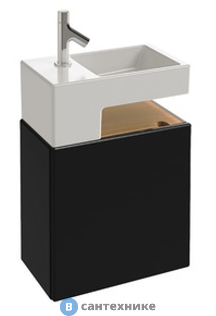 Тумба под раковину Jacob Delafon TERRACE EB1178-274 мягкий чёрный (49,5х28х49,5)