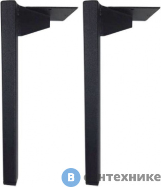 картинка Опоры Aquanet Nova (2 шт.) черный матовый (243731)