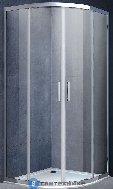 Душевой уголок Vincea Alpha VSQ-3AL900CL, 900*900, хром, стекло прозрачное, без поддона