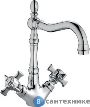 картинка Смеситель Rossinka Silvermix Z02-72 для кухни, хром