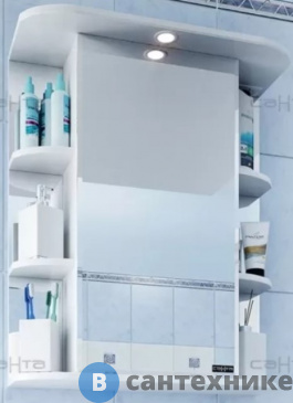 картинка Зеркало СанТа Герда-550 свет, фацет (101021)