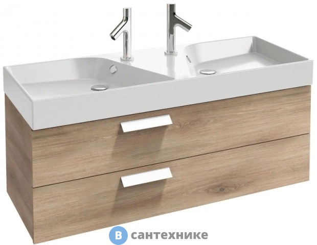 Тумба под раковину Jacob Delafon RYTHMIK EB1305-E10 квебекский дуб (119.5х45х42.4)