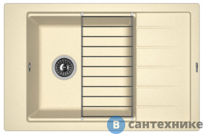 картинка Кухонная мойка FLORENTINA Липси 780P, шампань FS (20.275.D0780.202)