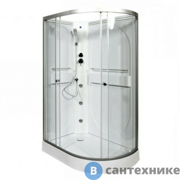 картинка Душевая кабина Deto L602L N LED с гидромассажем