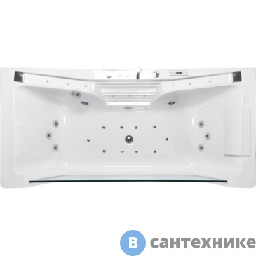 картинка Акриловая ванна Frank F150 пристенная new, гидромассажная