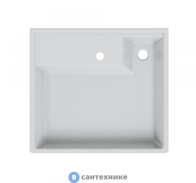 Умывальник СанТа Юпитер 600*90*600 ш/в/гл над стиральной машиной, с кронштейнами (900116W)