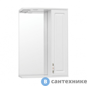 картинка Зеркальный шкаф Style line Олеандр-2 550/С белый (4650134470796)