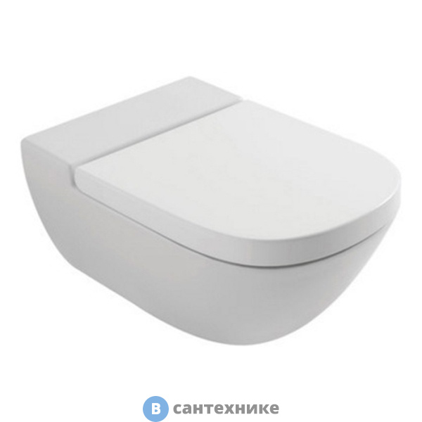 Унитаз подвесной GLOBO Stockholm LAS04.BI безободковый 58*37 см, белый, без сиденья