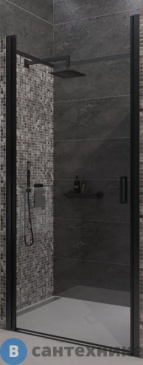 картинка Душевая дверь Veconi VN-43B VN43B-80-01-C5 стекло прозрачное/6 мм