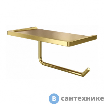 картинка Держатель WasserKRAFT K-1625 туалетной бумаги с полочкой для телефона