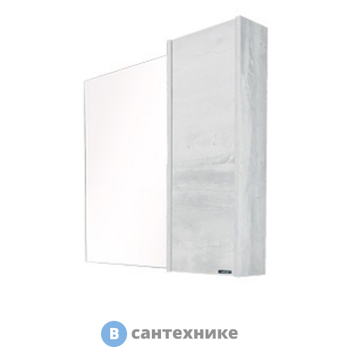 Зеркало-шкаф Comforty Бремен-90 дуб белый