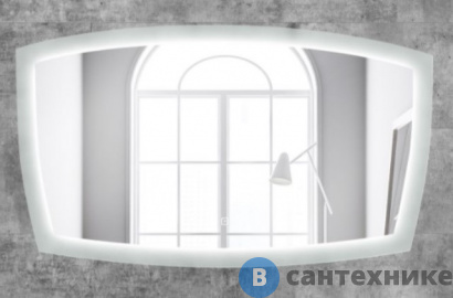 картинка Зеркало с подсветкой Art & MAX Roma 1200x700 AM-Rom-1200-700-DS-F