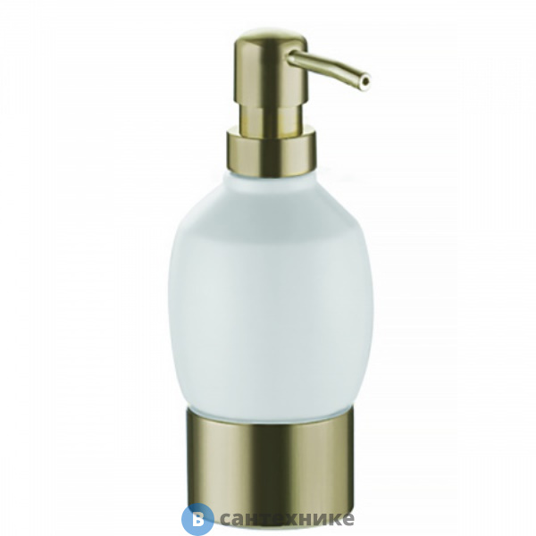Дозатор AZARIO ELVIA жидкого мыла керамический настольный, бронза (AZ-128-A)