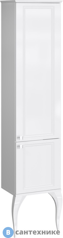 Пенал Aqwella LaDonna 40, белый (LAD0504W)