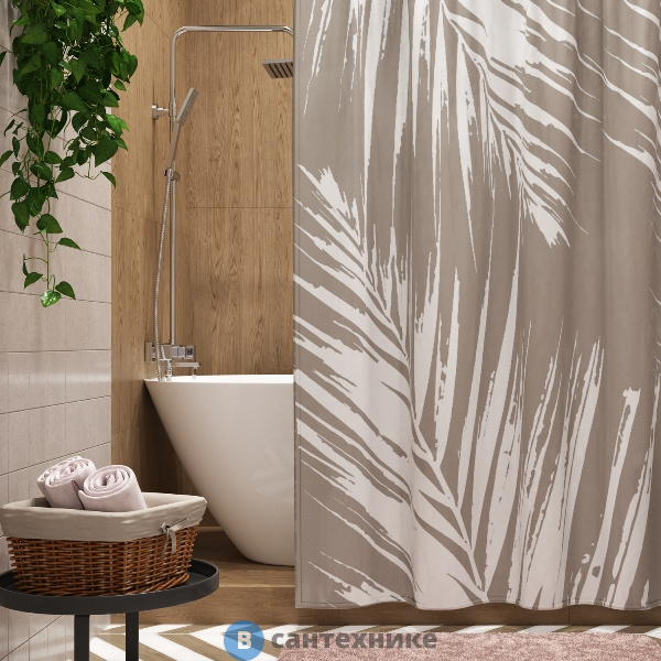 Шторка WasserKRAFT Lopau SC-60201 для ванной