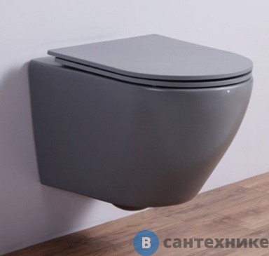 картинка Унитаз подвесной ESBANO AMAPOLA (Matt Grey)