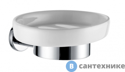 картинка Мыльница AZARIO FORNY керамическая, хром (AZ-88308)