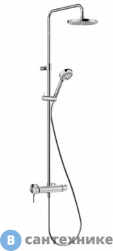 картинка Душевая стойка Kludi LOGO 6808505-00 со смесителем для душа