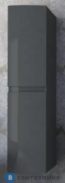 Колонна Cezares подвесная с двумя распашными дверцами, реверсивная 44325 Antracite, 40x38x170