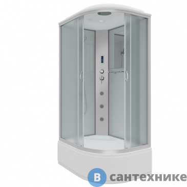 картинка Душевая кабина Niagara NG-2310-14LF (1200х800х2150) высокий поддон, стекло матовое