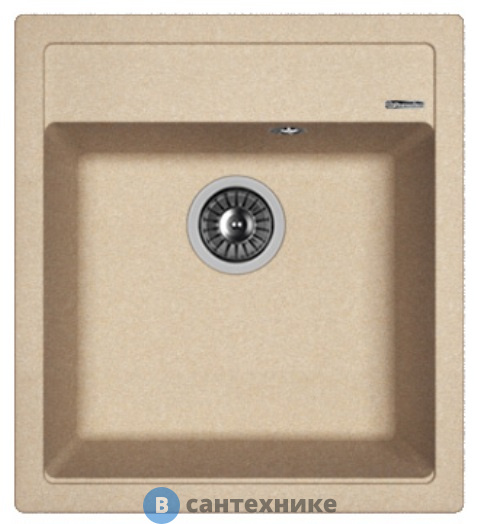 Кухонная мойка FLORENTINA Липси 460, песочный FG (20.280.B0460.107)
