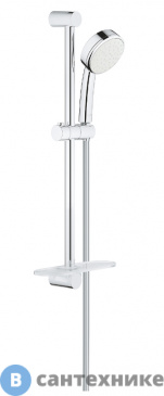 картинка Душевой гарнитур Grohe Tempesta Cosmopolitan 26083002 с полоч, 600 мм