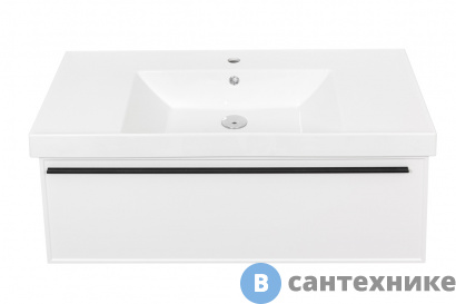 картинка Тумба под раковину La Fenice Elba Bianco 100 см белая матовая (FNC-01-ELB-B-100)