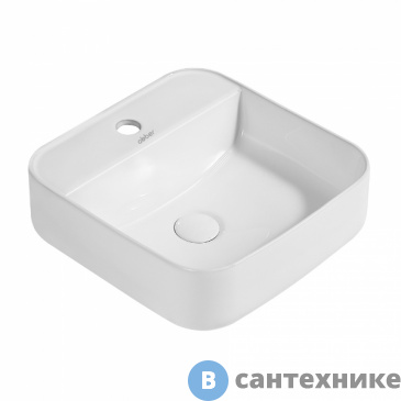 картинка Раковина ABBER Rechteck AC2215 белая накладная