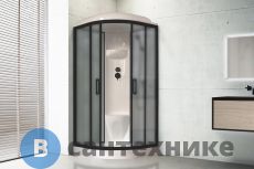 Душевая кабина Royal Bath RB 100HK6-GC-BL 1000x1000x2170 (серое/матовое)