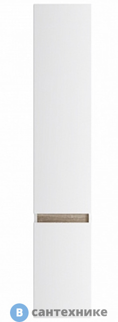 Шкаф-колонна AM.PM X-Joy M85ACHR0306WG подвесной, правый, 30 см, белый, глянец
