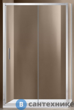 картинка Душевой уголок Vincea Garda VSR-1G9011CL, 1100*900, хром, стекло прозрачное, без поддона