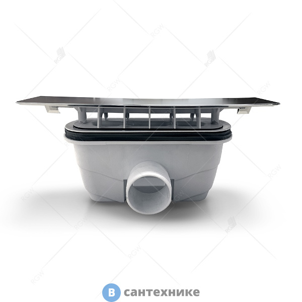 Сифон для душевых поддонов RGW Q10-C (хром) (03241100-10)