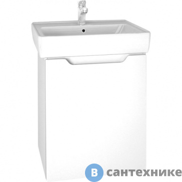 картинка Тумба под раковину Dreja .eco MINI 50 99.1201, белая (умыв. "МИНИ 50")